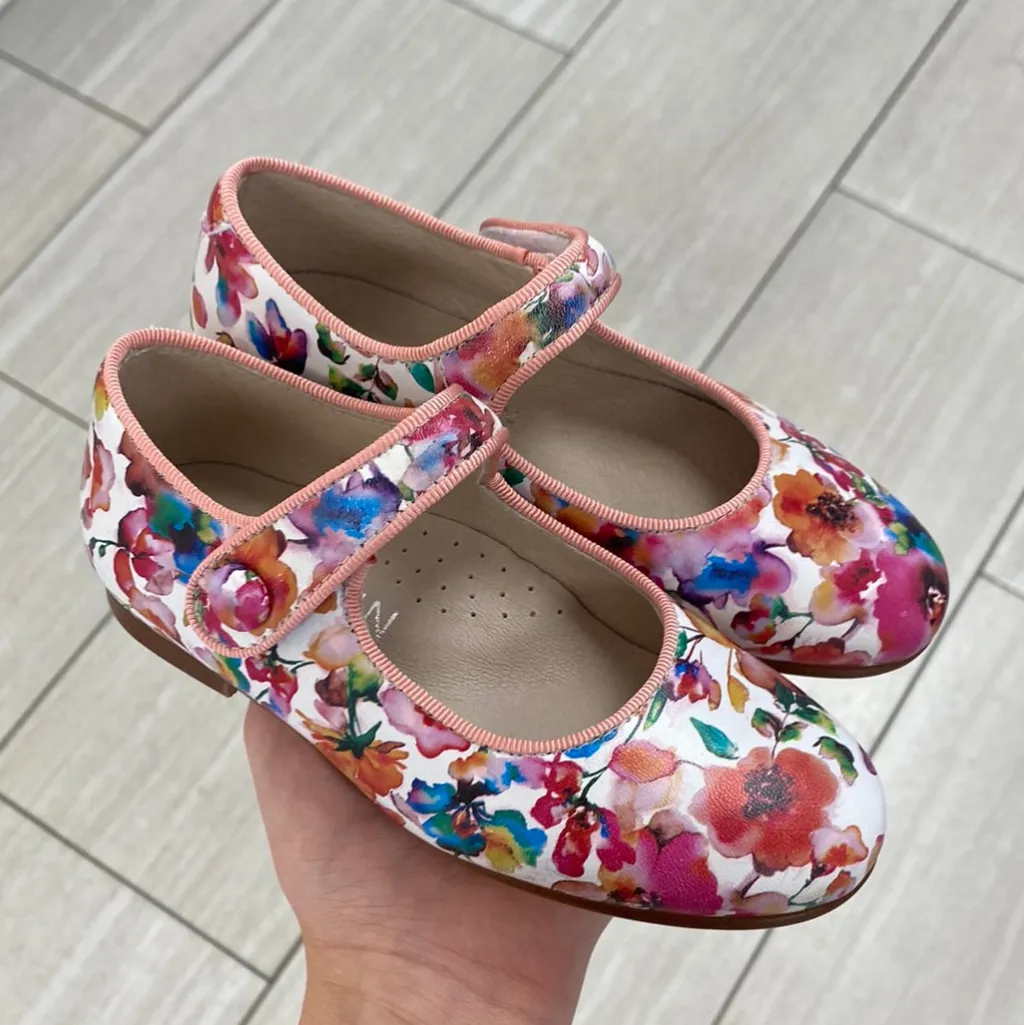 Spain+Co Multi Floral Mary Jane Fashion