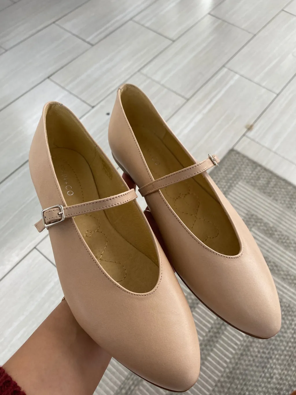 Spain+Co Nude Strap Flat Outlet