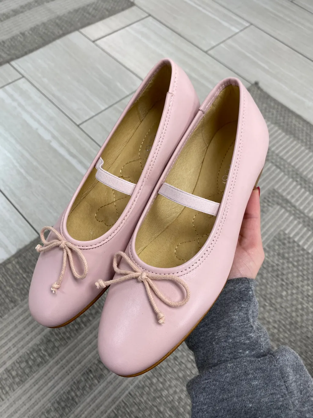 Spain+Co Rose Pink Elastic Flat Fashion