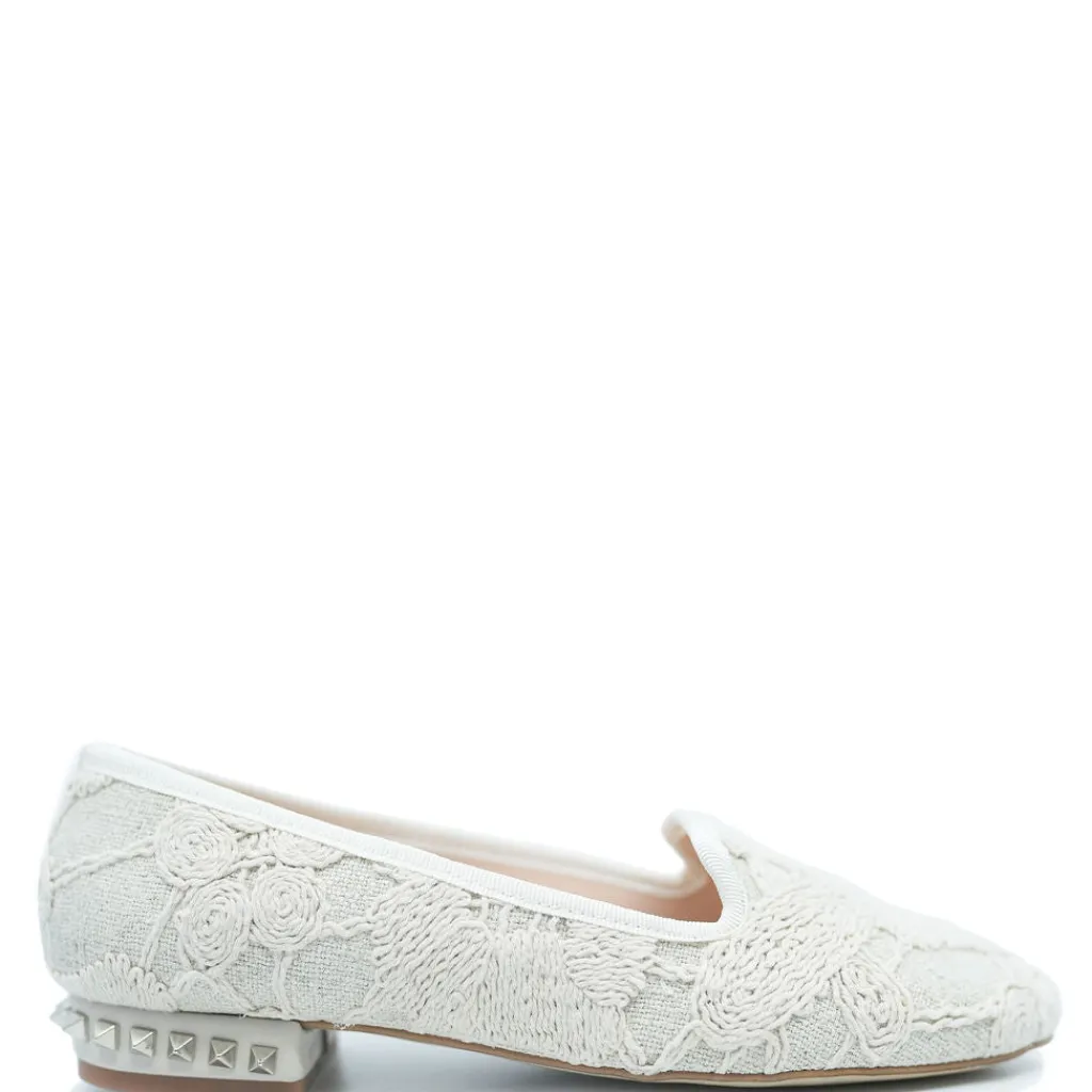 Spain+Co Stone Embroidered Studded Loafer Hot