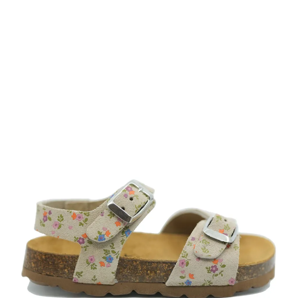 Tocoto Vintage Tocoto Floral Buckle Sandal Clearance