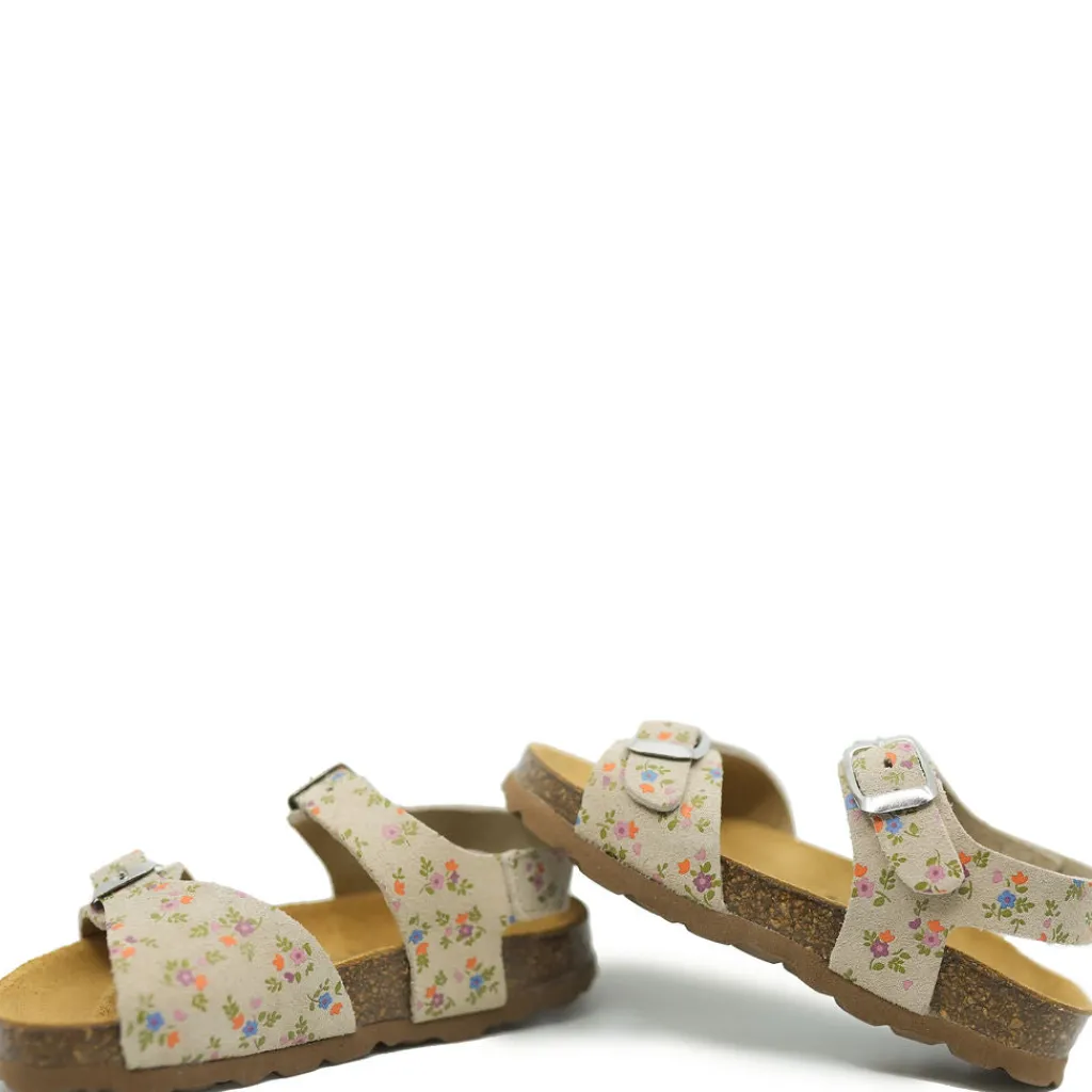 Tocoto Vintage Tocoto Floral Buckle Sandal Clearance