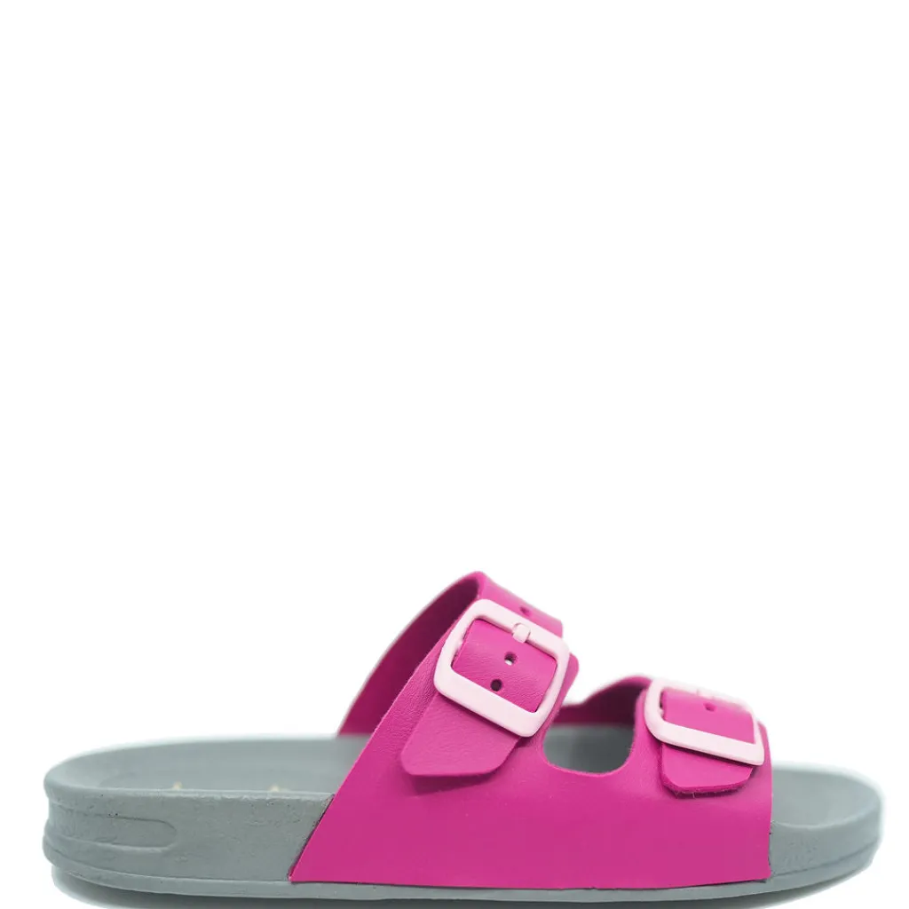 Tocoto Vintage Tocoto Pink Buckle Slide Fashion