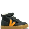 Veja Black Ouro Fur Hi Top Sneaker New