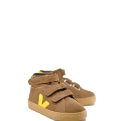 Veja Brown Suede Hightop Velcro Sneaker Online