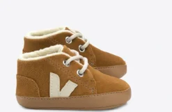 Veja Camel Fur Lined Soft Sole Outlet