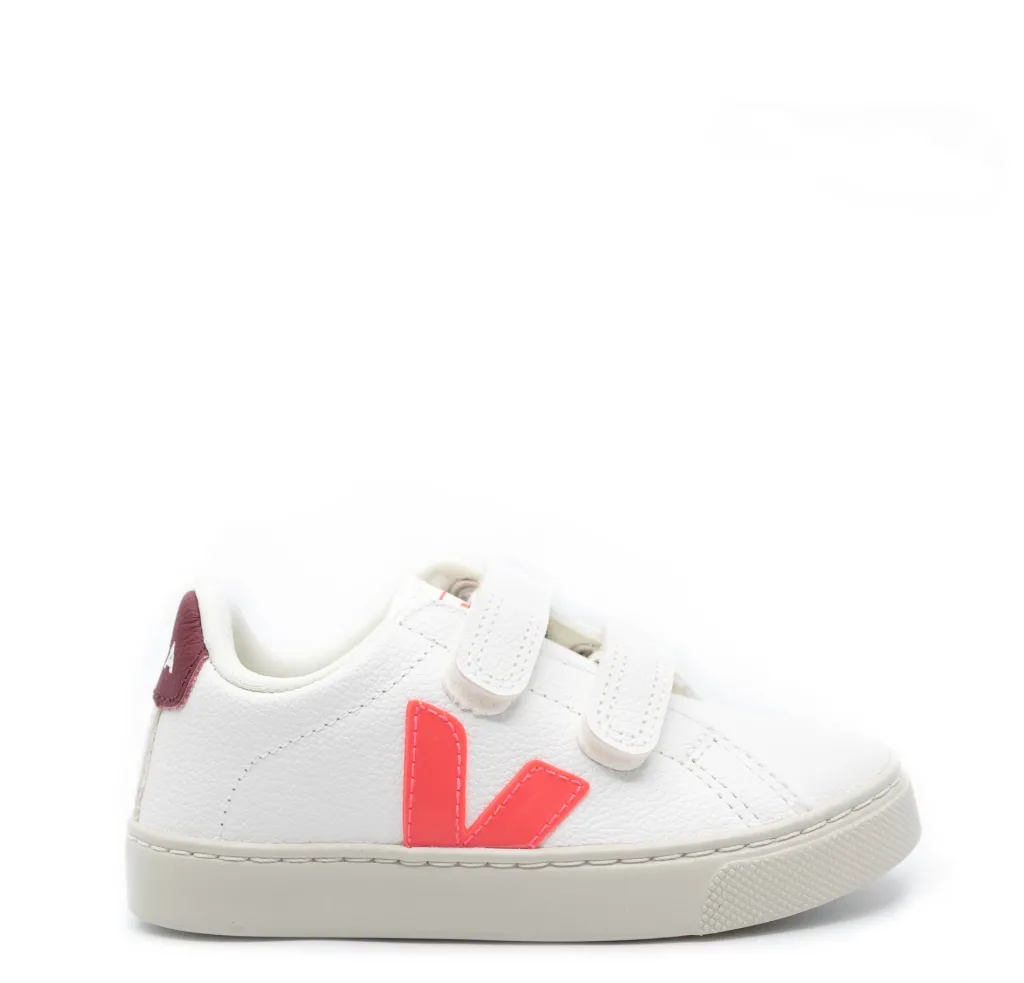 Veja Rose Fluo Marsala Velcro Sneaker Clearance
