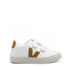 Veja White Camel Velcro Sneaker Fashion