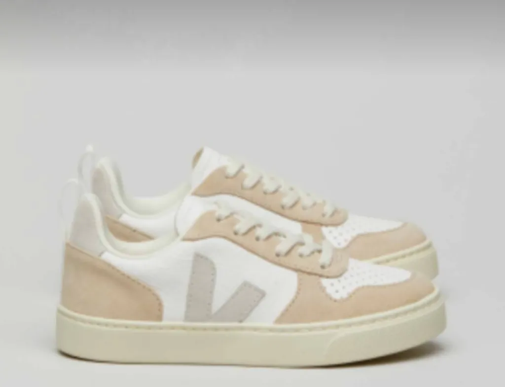 Veja White Natural Almond Lace Sneaker Online