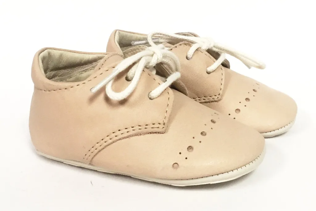 Young Soles Nude Pink Leather Baby Shoe Online