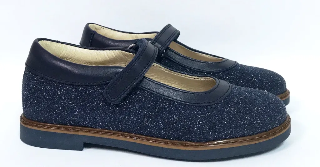 Zapeti Navy Glitter Mary Jane Online