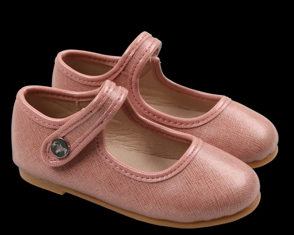 Zeebra Rose Quartz Classic Leather Mary Jane Sale